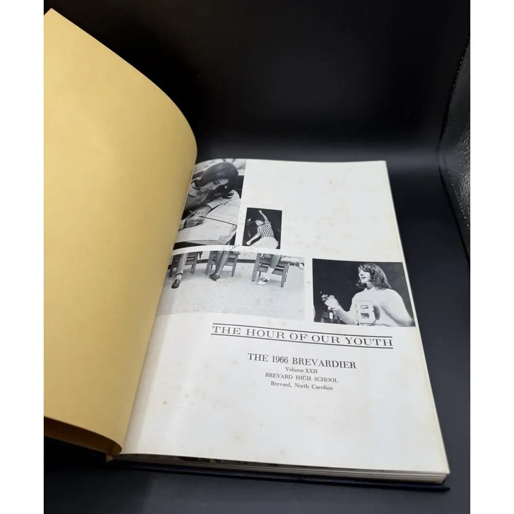 1966 BREVARDIER Yearbook, Brevard High School, North Carolina ORIGINAL Vintage